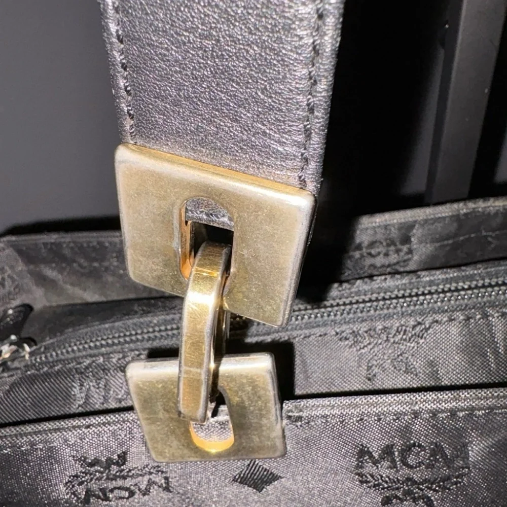 MCM Vintage Visetos Nylon Tote